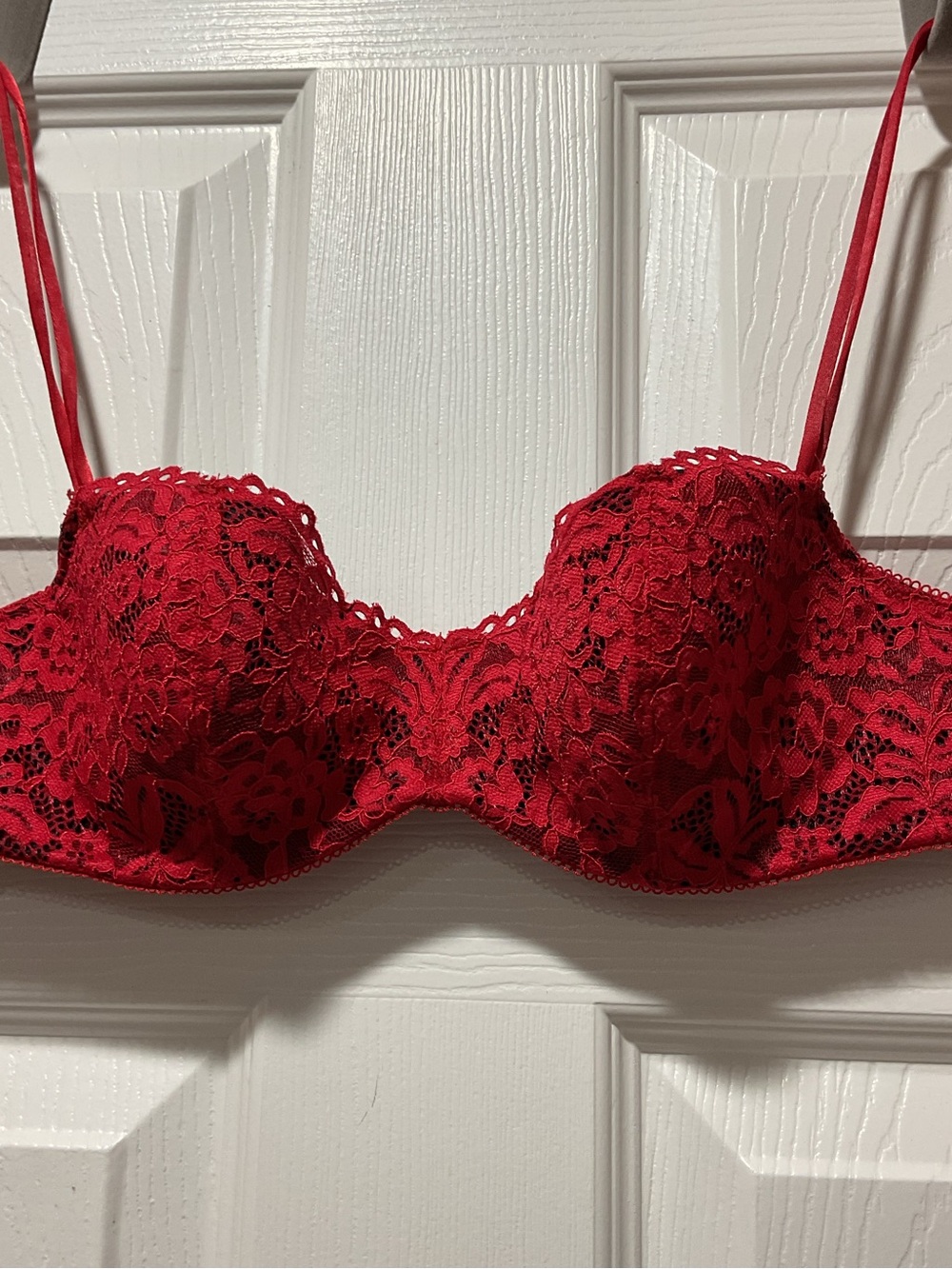 Pretty Sexy Red/black Lace Underwire Bra